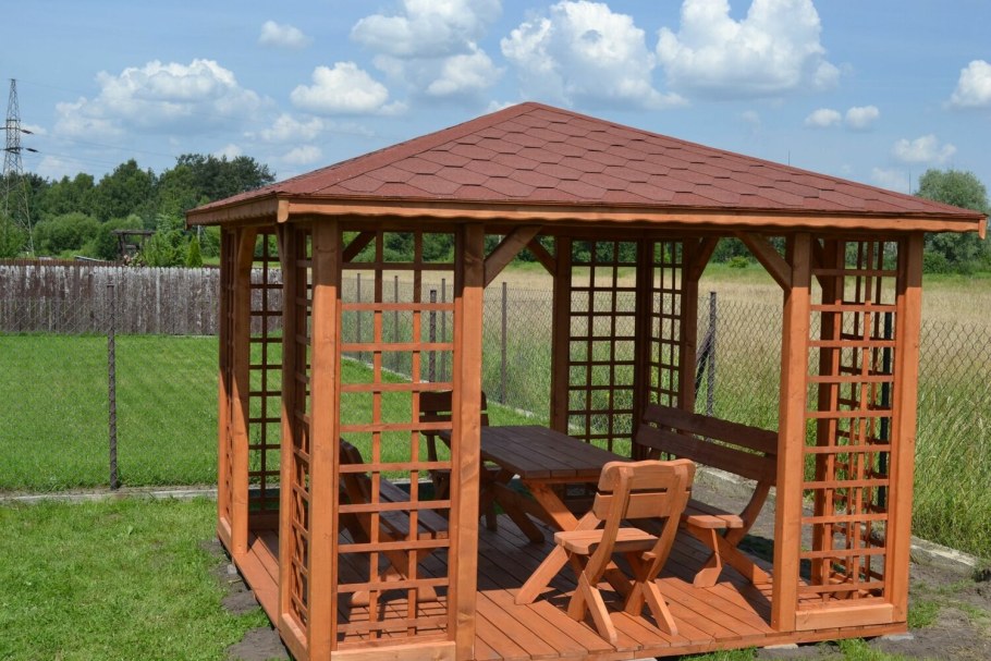 Деревянные беседки