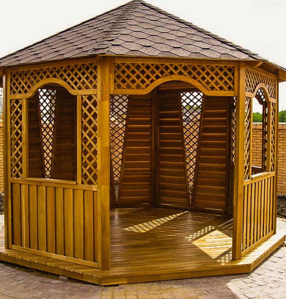 Деревянные беседки