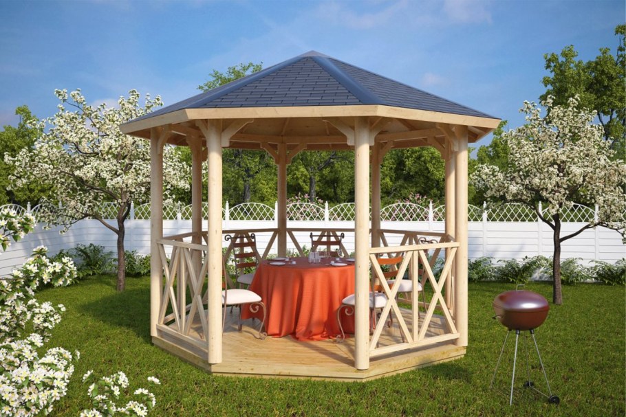 Беседка брусовая Gazebos