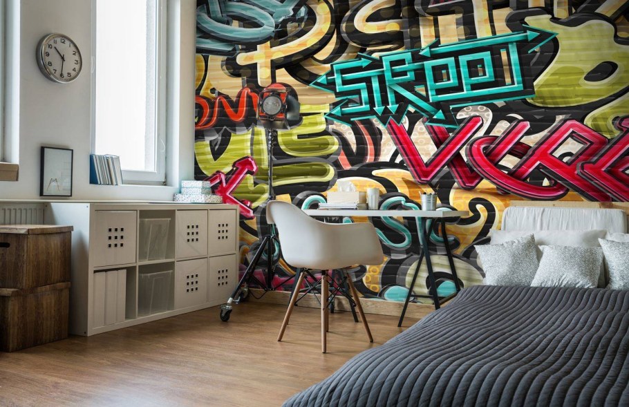 Комната в стиле граффити