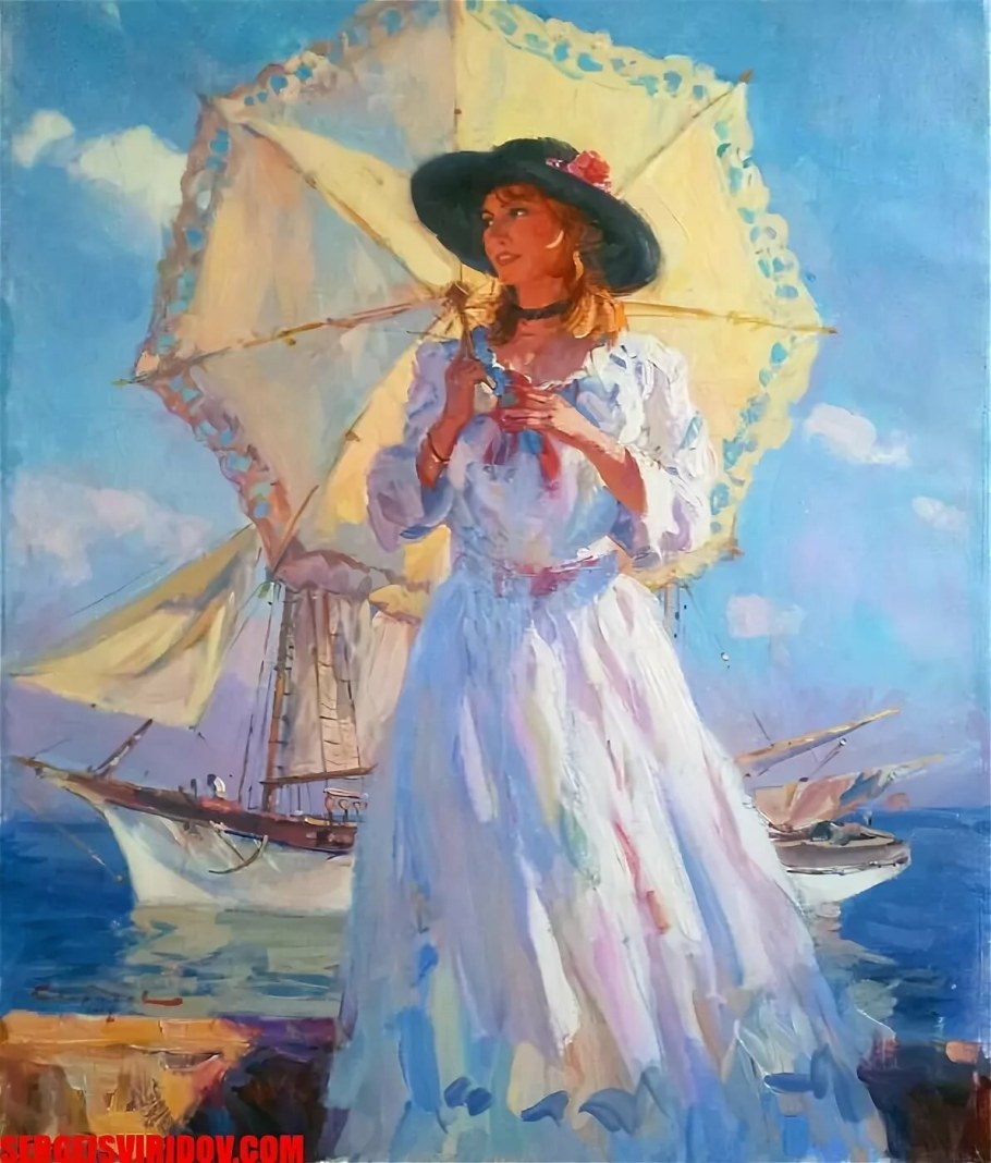 "Женщины у моря" Сергей Виноградов 1915