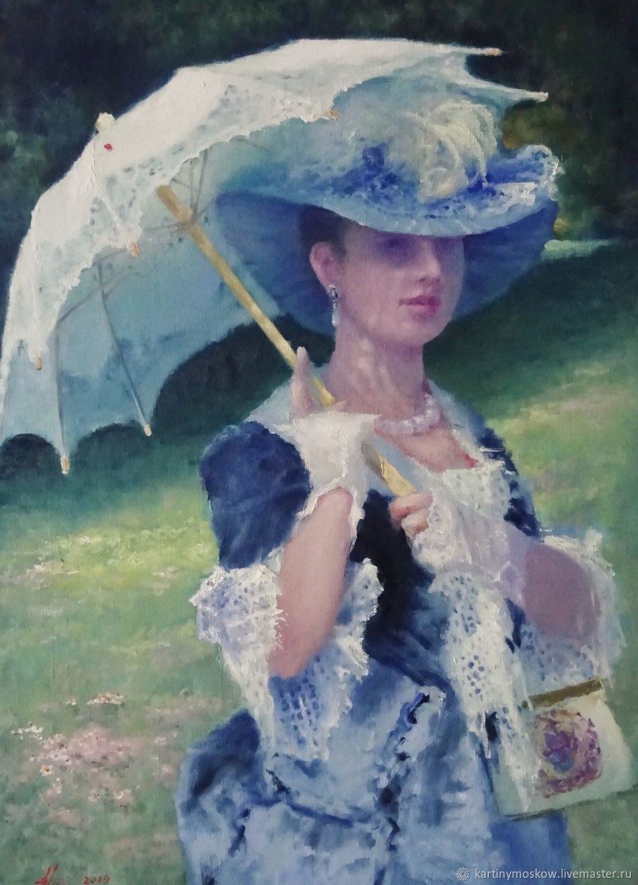 Дама с зонтиком