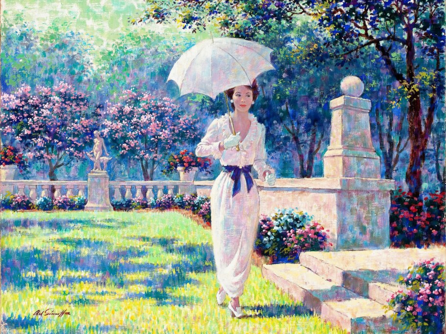 Клод Моне женщины в саду