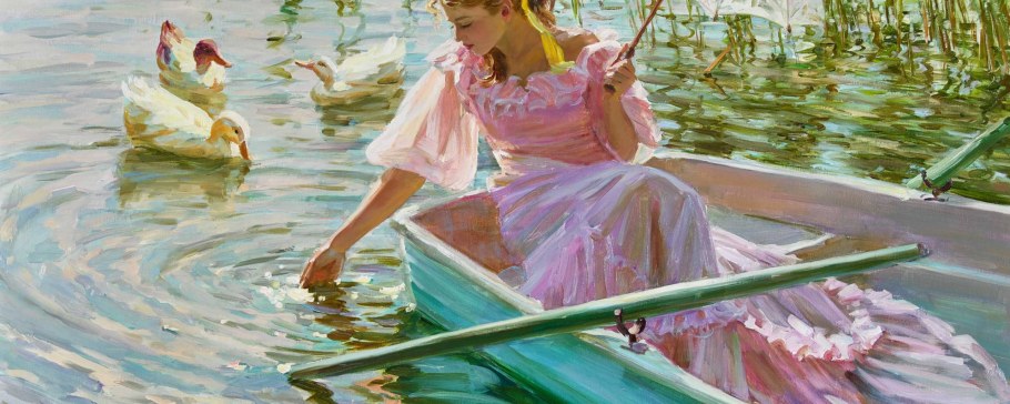 Александр Аверин дама с зонтом