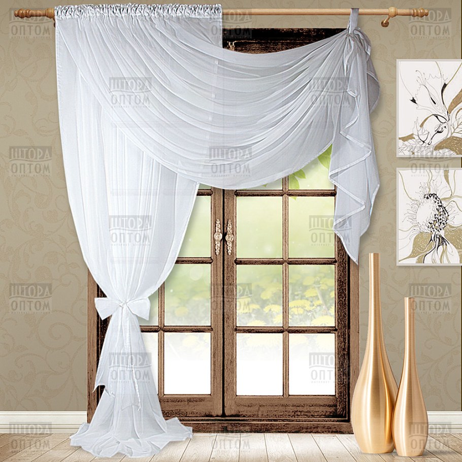 Шторы из вуали