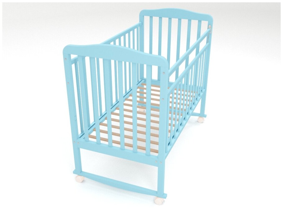 Детская кроватка малыш Хохлома