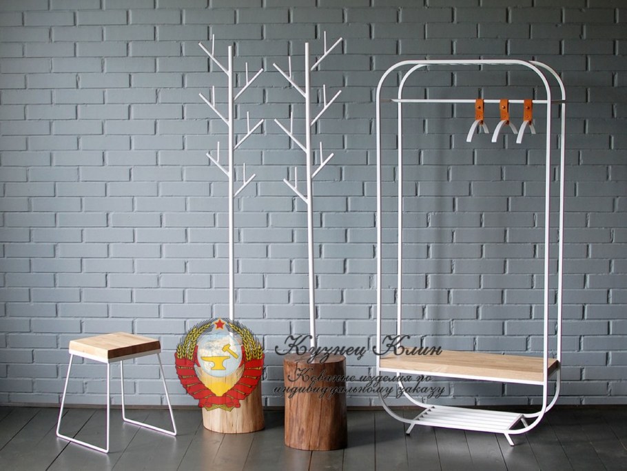 Вешалка на стену в стиле лофт