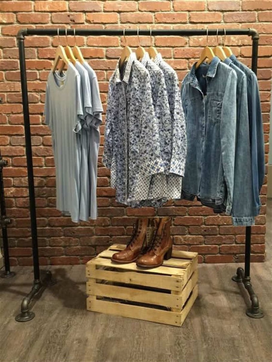 Рейл вешалка лофт