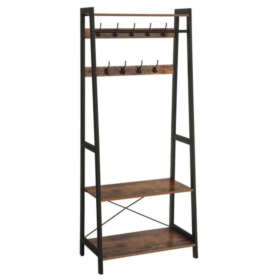 Вешалка напольная 70х32х175 см, vasagle, лофт,