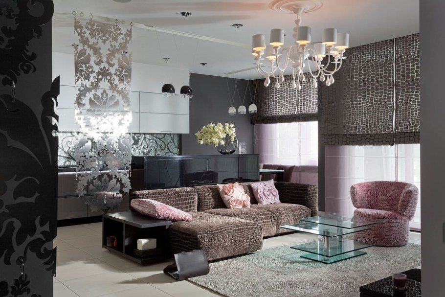 Стиль гламур в интерьере