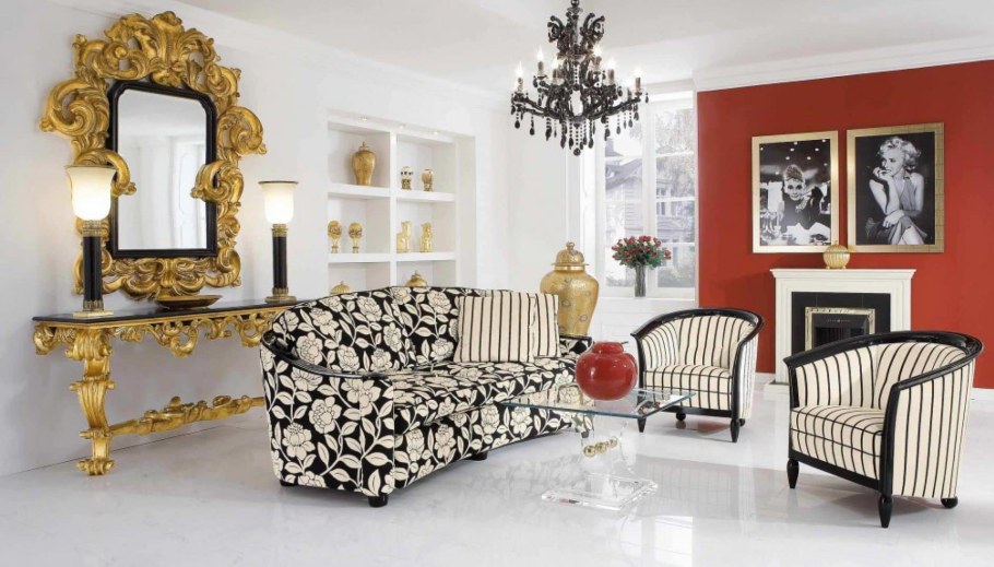 Стиль гламур в интерьере