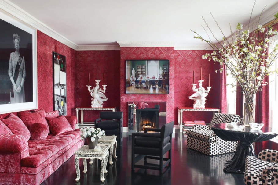 Стиль интерьера гламур американский