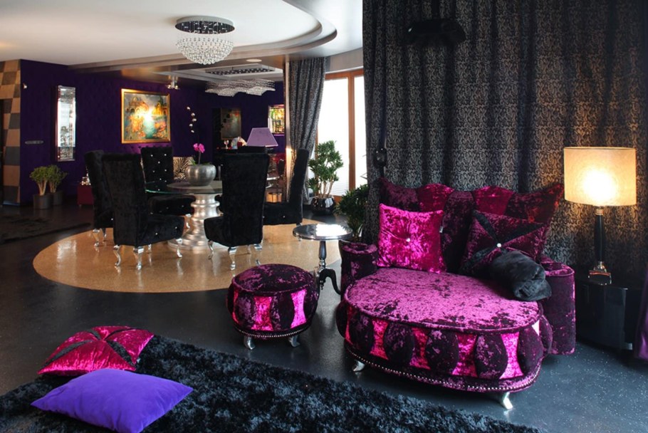 Квартира в стиле гламур