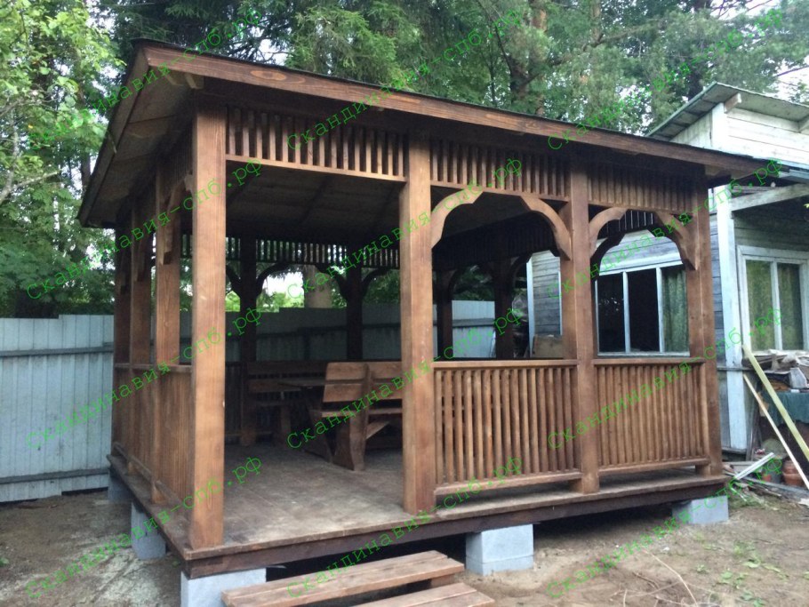 Деревянные беседки