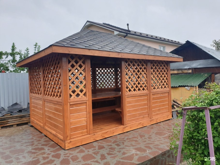 Беседка 4м на 4м