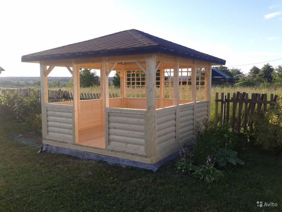 Беседка Скандинавия 3х4