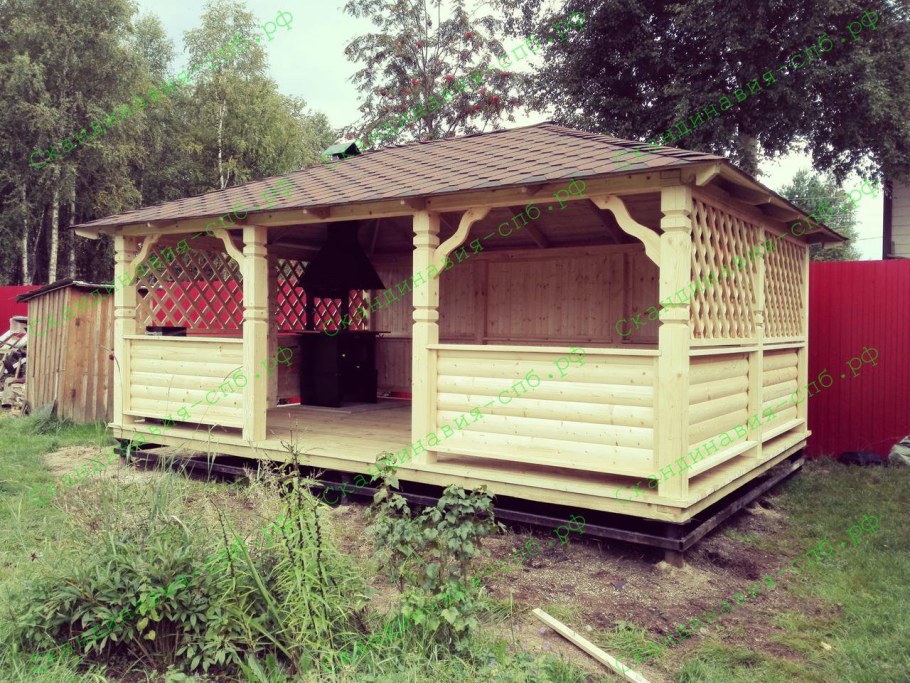 Беседка Терем 6х4