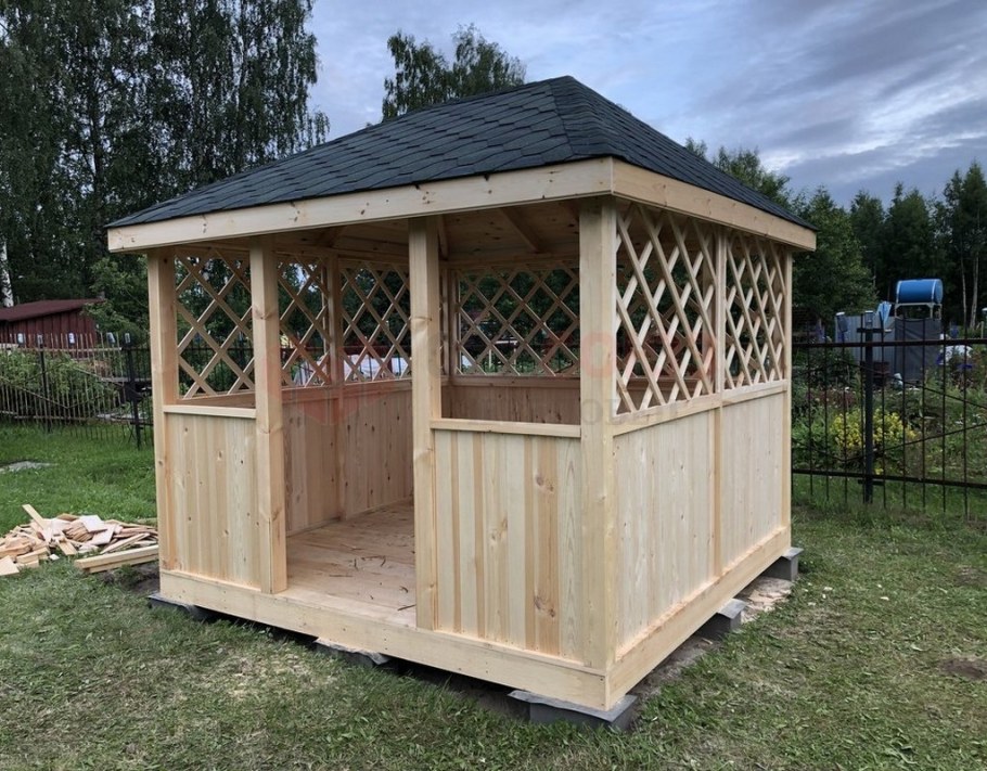 Садовая беседка 3х3