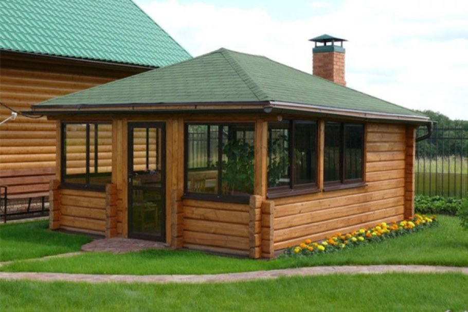 Беседка брусовая Gazebos