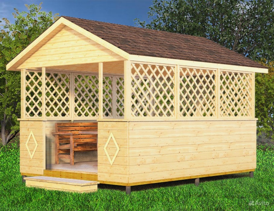 Модель беседки "Грин Вуд"