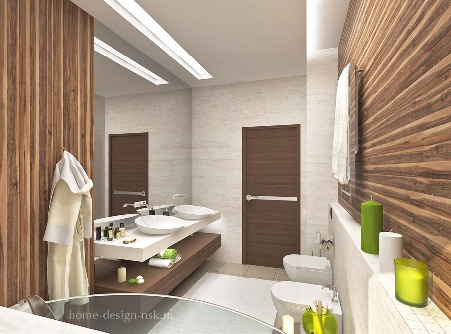 Ванная комната в стиле эко Минимализм