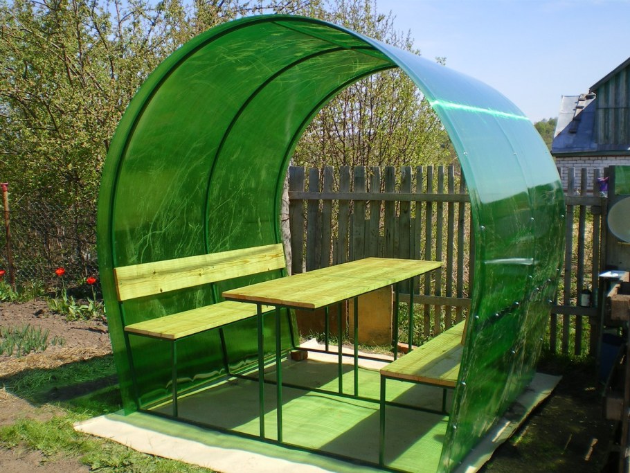 Беседка из металла