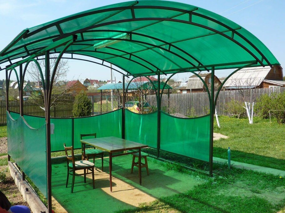Беседка из поликарбоната