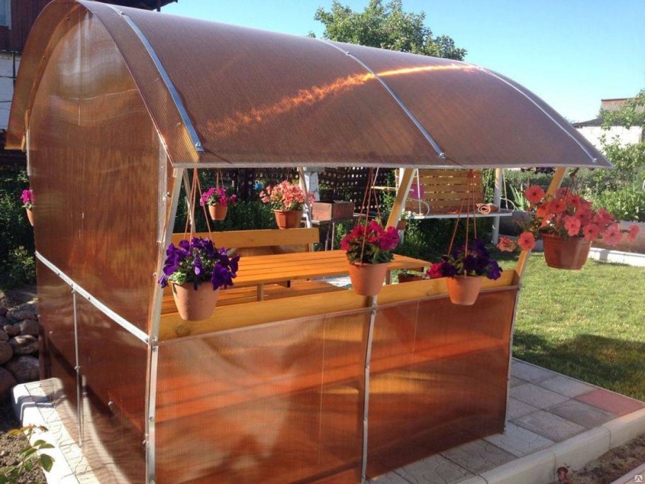 Беседка поликарбонат