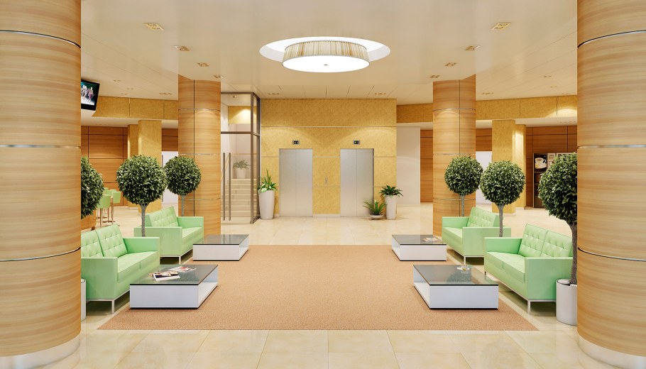 Холл гостиницы