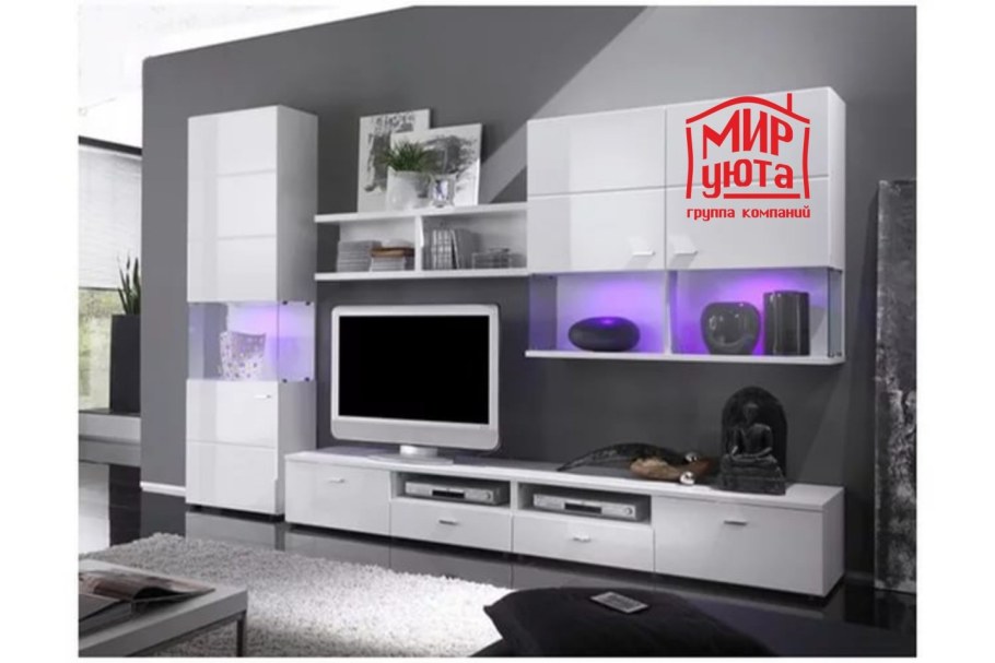 Стенка МДФ глянец