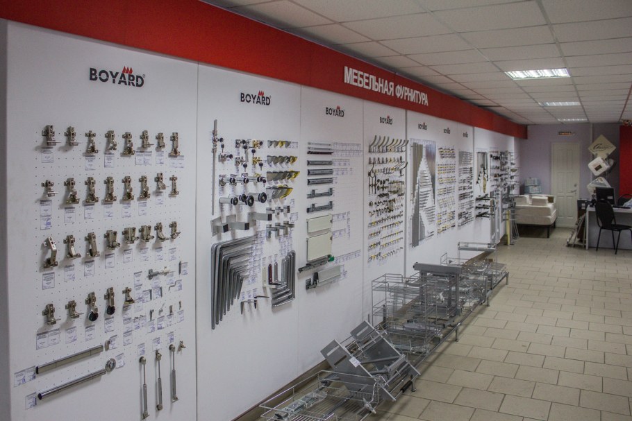 Стенды для мебельной фурнитуры