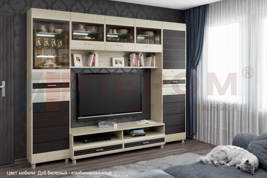 Мебельная фабрика Лером стенка Камелия