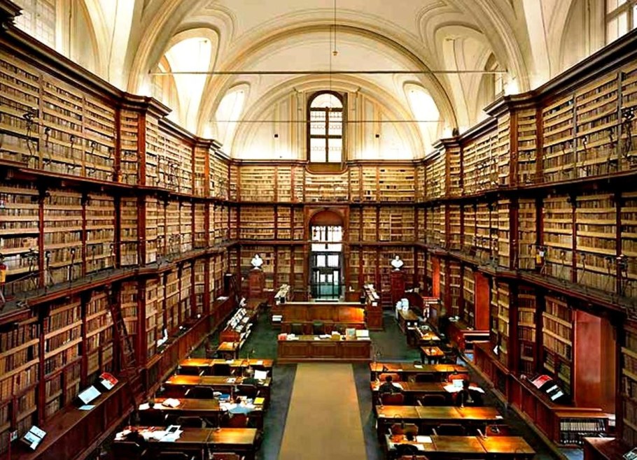 Читальный зал библиотеки конгресса США