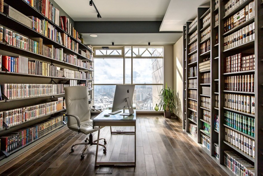 Библиотека в стиле лофт