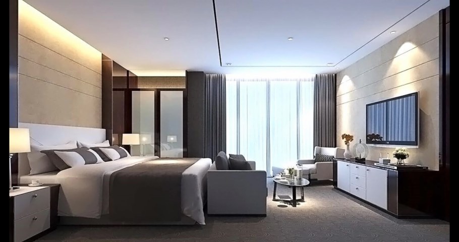 Номер отеля в современном стиле