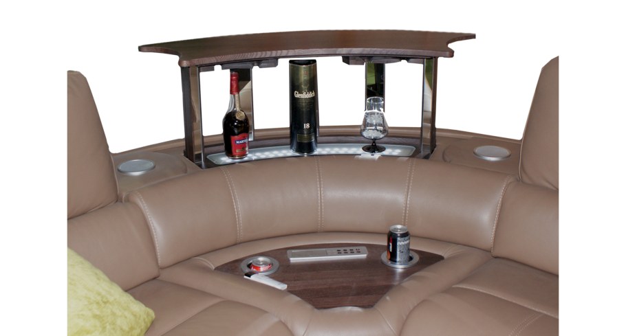 Диван угловой с баром Стронг 2