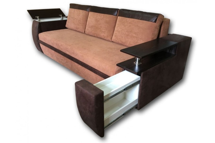 Диван прямой с баром