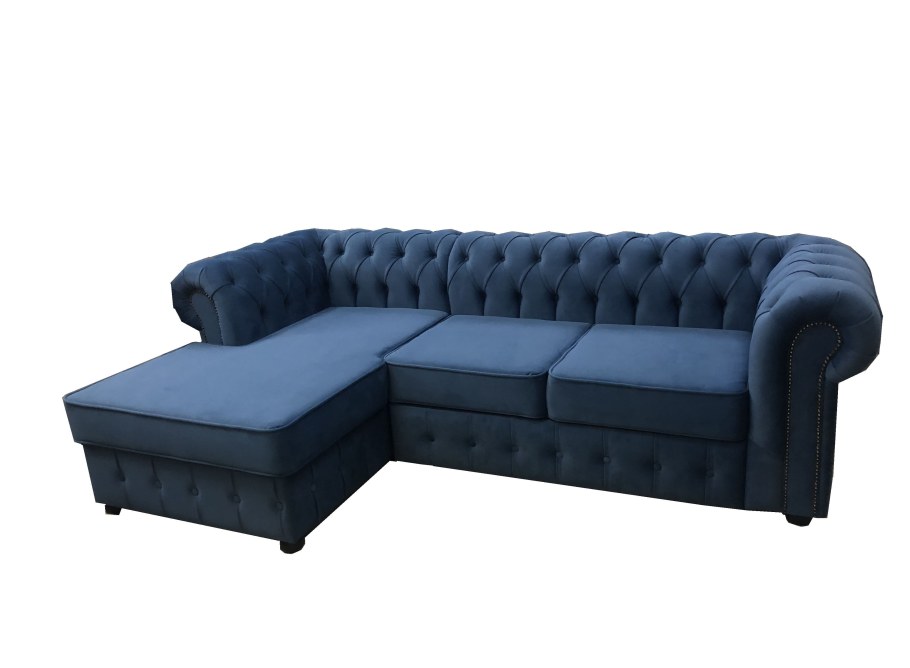 Честер угловой с оттоманкой