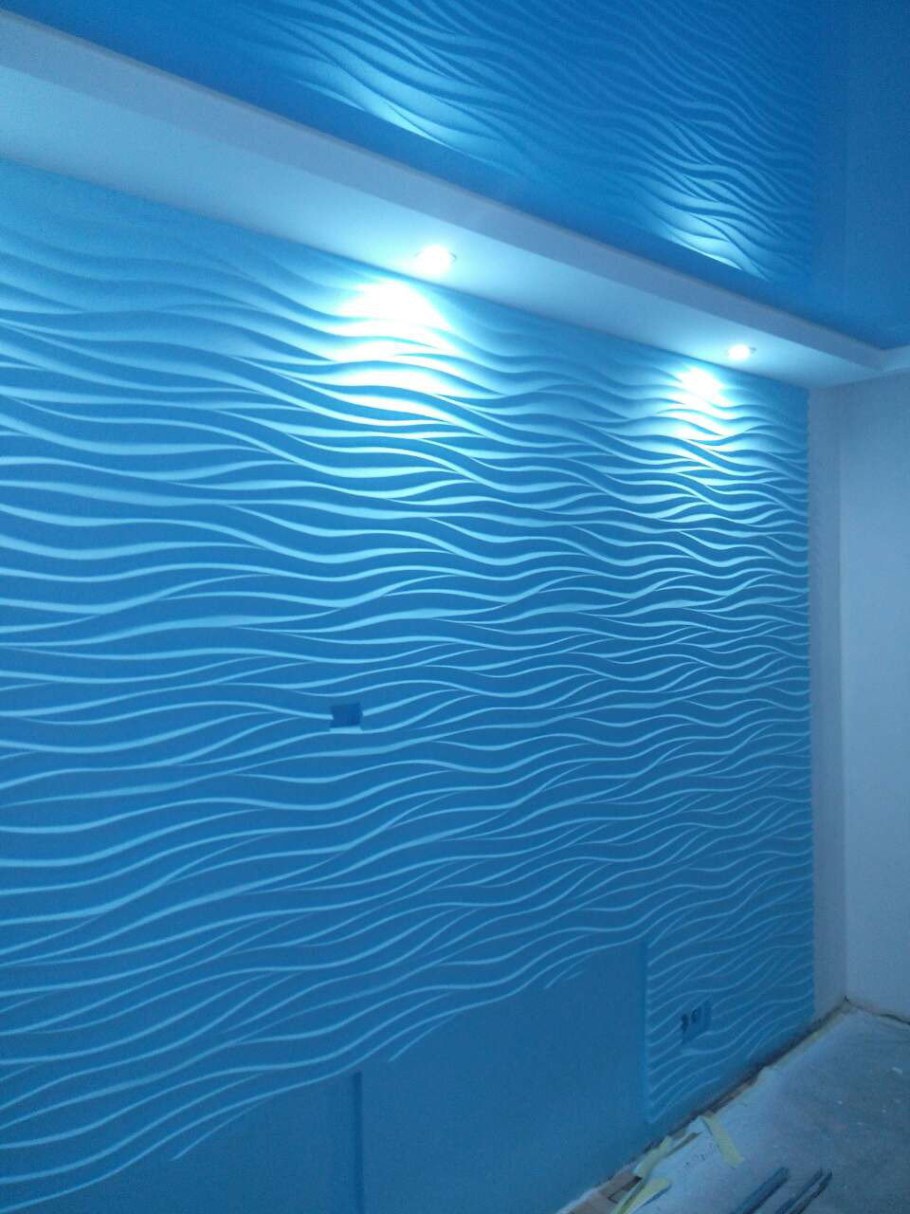3d гипсовая панель "волна Атлантика"