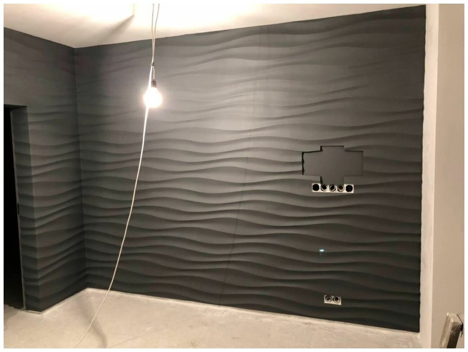 3д панель волна Аламак