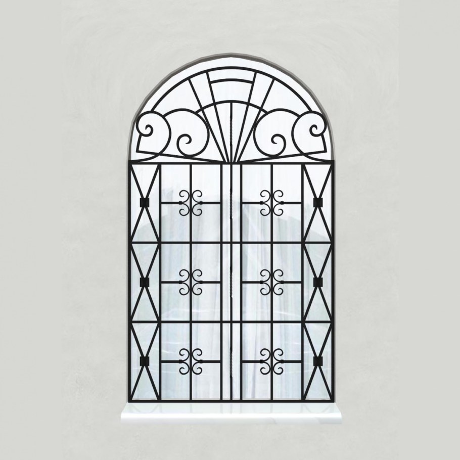 Решетки арочные кованые