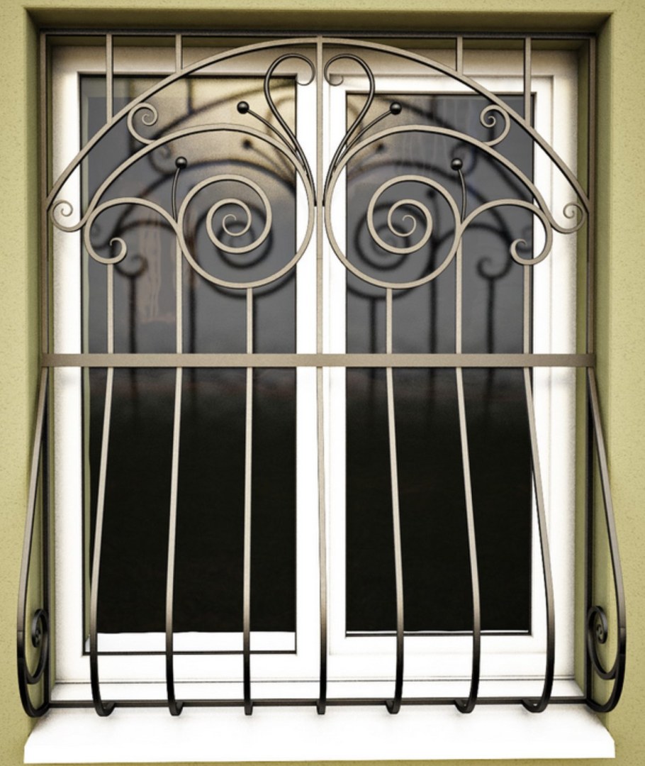 Оконная решетка 1400х2150