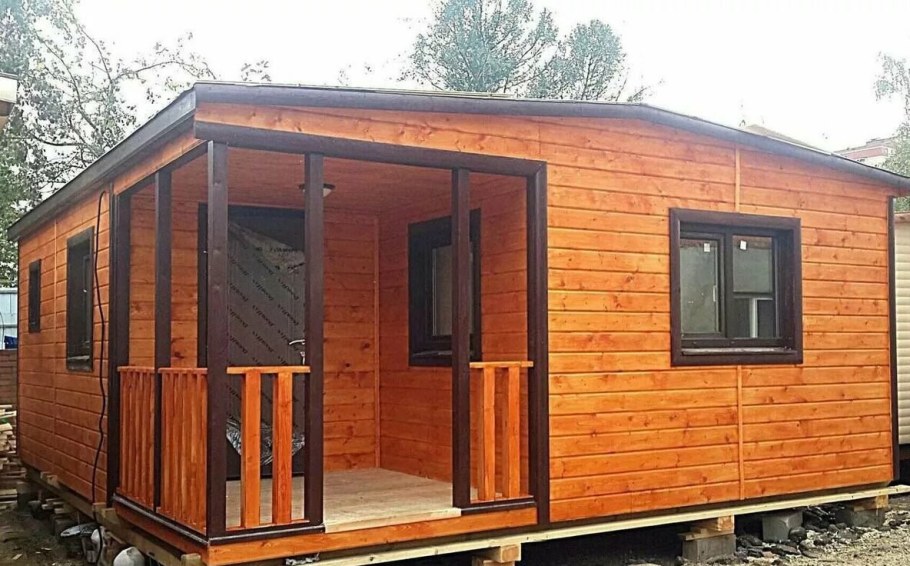 Деревянные вагончики для жилья