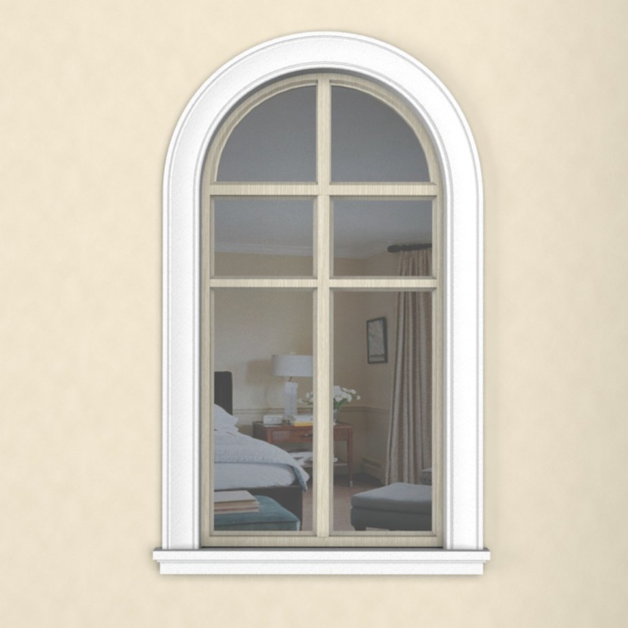 Обрамление арочного окна