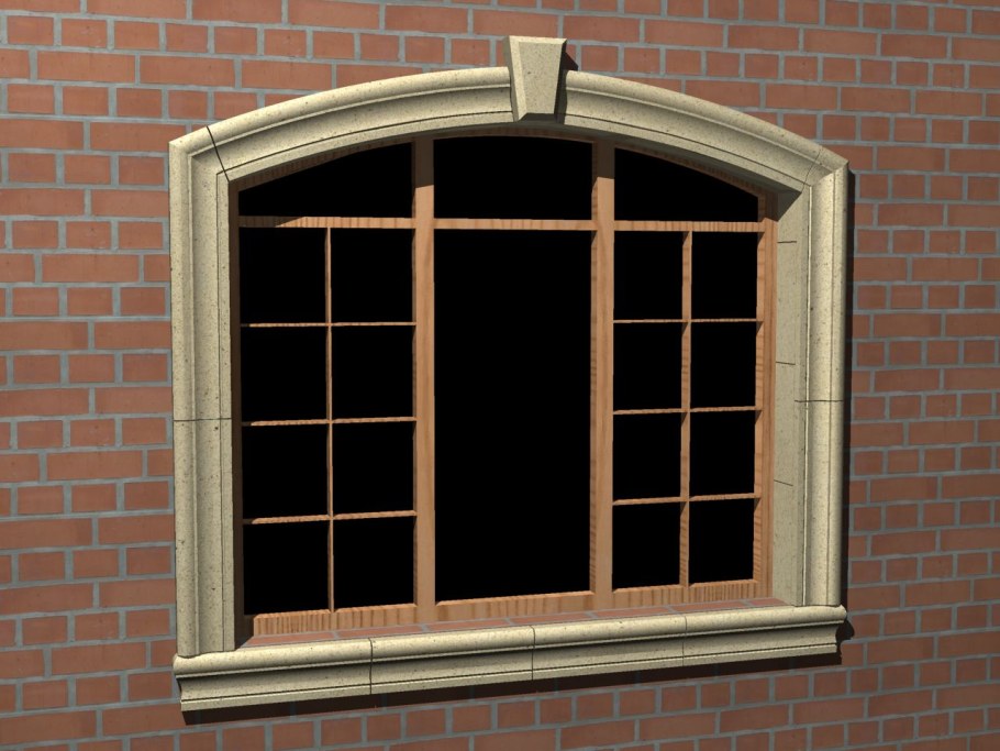 Отделка арочных окон снаружи