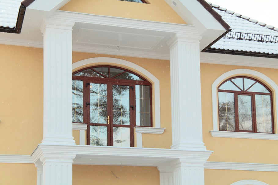 Фасадный декор из пенополистирола арка