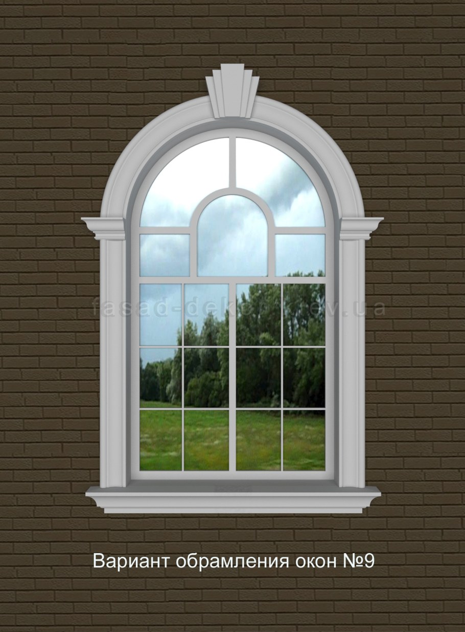 Декоративное обрамление окон