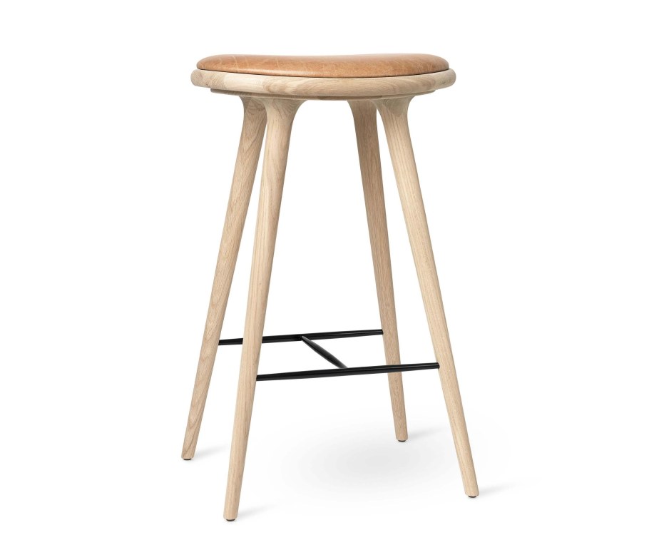 Барные стулья Black Wooden Bar Stool