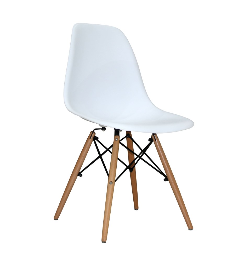 Стул Eames Style DSW белый