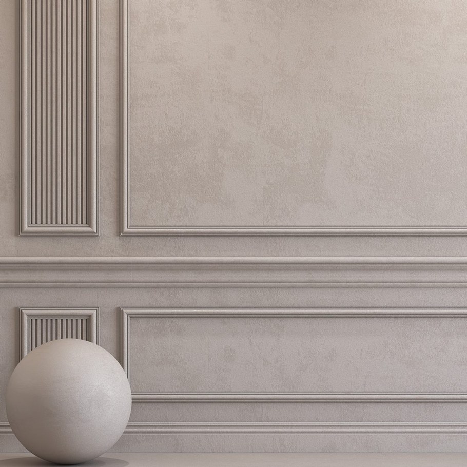 Молдинги на бетоне